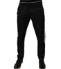 Dolce &amp; Gabbana Black Mid Waist Jogger Men Sweatpants Pants
