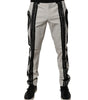 Dolce &amp; Gabbana White Lace Trim Mid Waist Dress Formal Pants