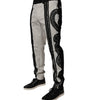 Dolce &amp; Gabbana White Lace Trim Mid Waist Dress Formal Pants