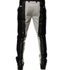 Dolce &amp; Gabbana White Lace Trim Mid Waist Dress Formal Pants