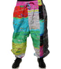 Dolce &amp; Gabbana Multicolor Patchwork Mid Waist Sweatpants Pants