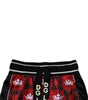 Dolce & Gabbana Red Crown Logo Monogram Men Sweatpants Pants
