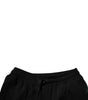 Dolce &amp; Gabbana Black Cotton Logo Floral Print Bermuda Shorts