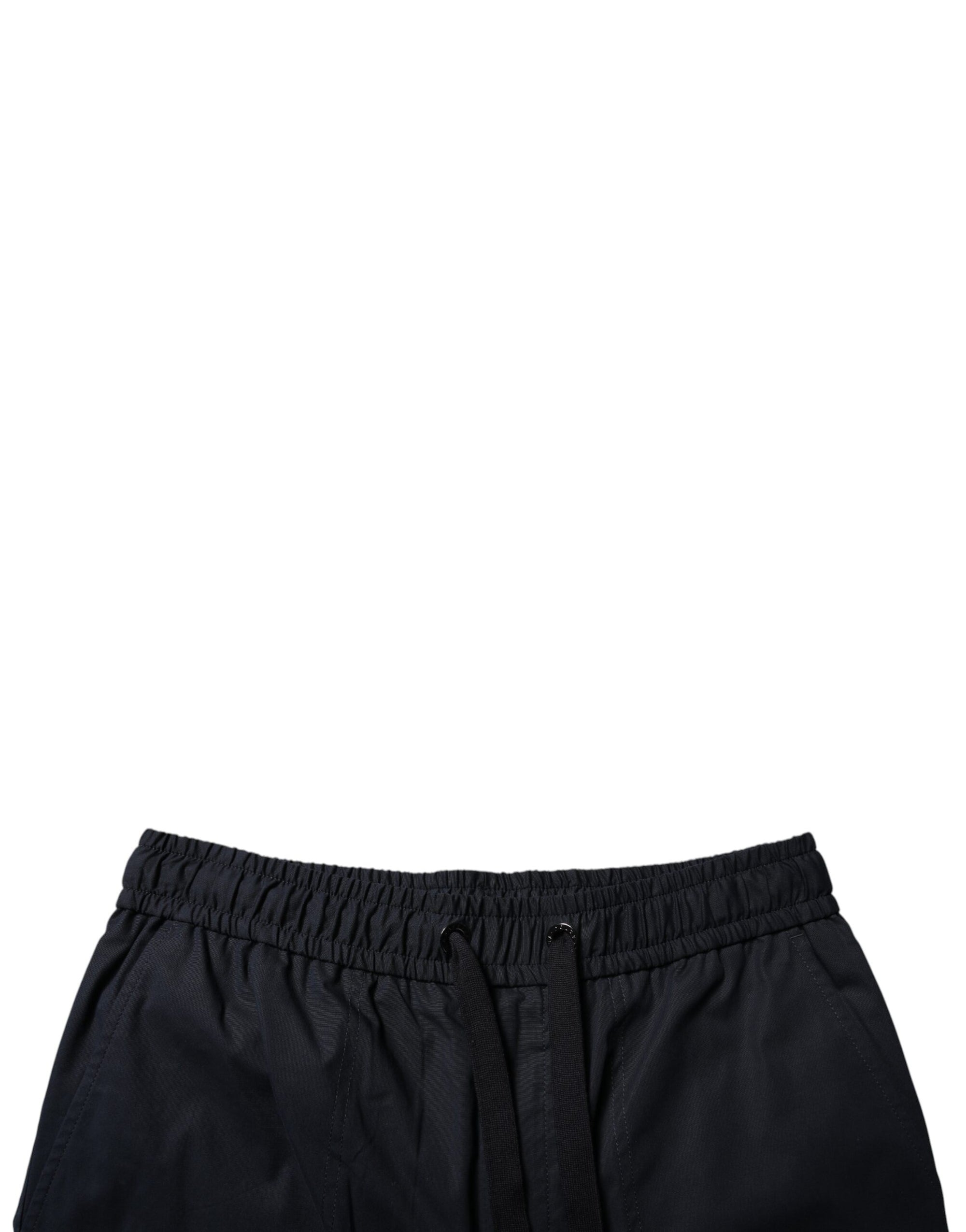 Bermuda en coton noir Dolce &amp; Gabbana pour homme