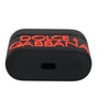 Dolce & Gabbana Black Orange Silicone Embossed Logo Airpods Case
