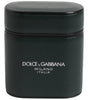Dolce & Gabbana Black Calfskin Leather Logo Print Flip Holder Airpods Case