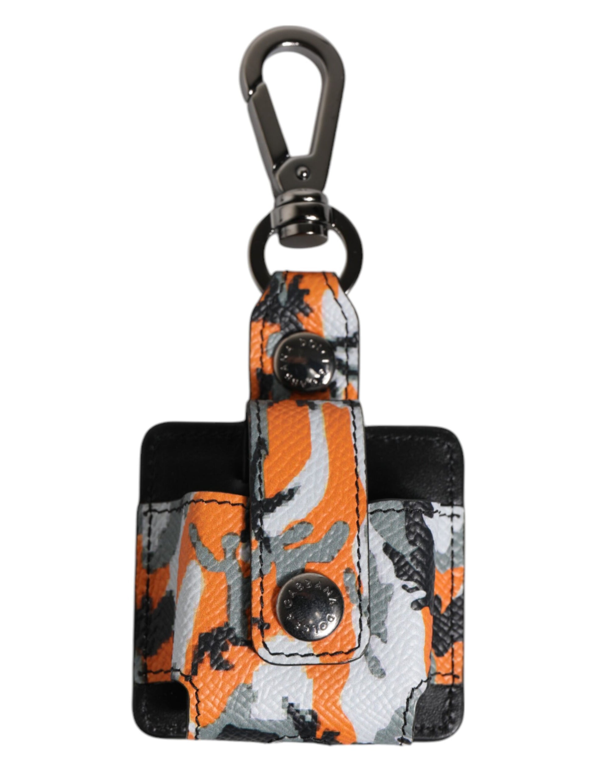Dolce &amp; Gabbana Multicolor Camouflage Leather Airpods Case