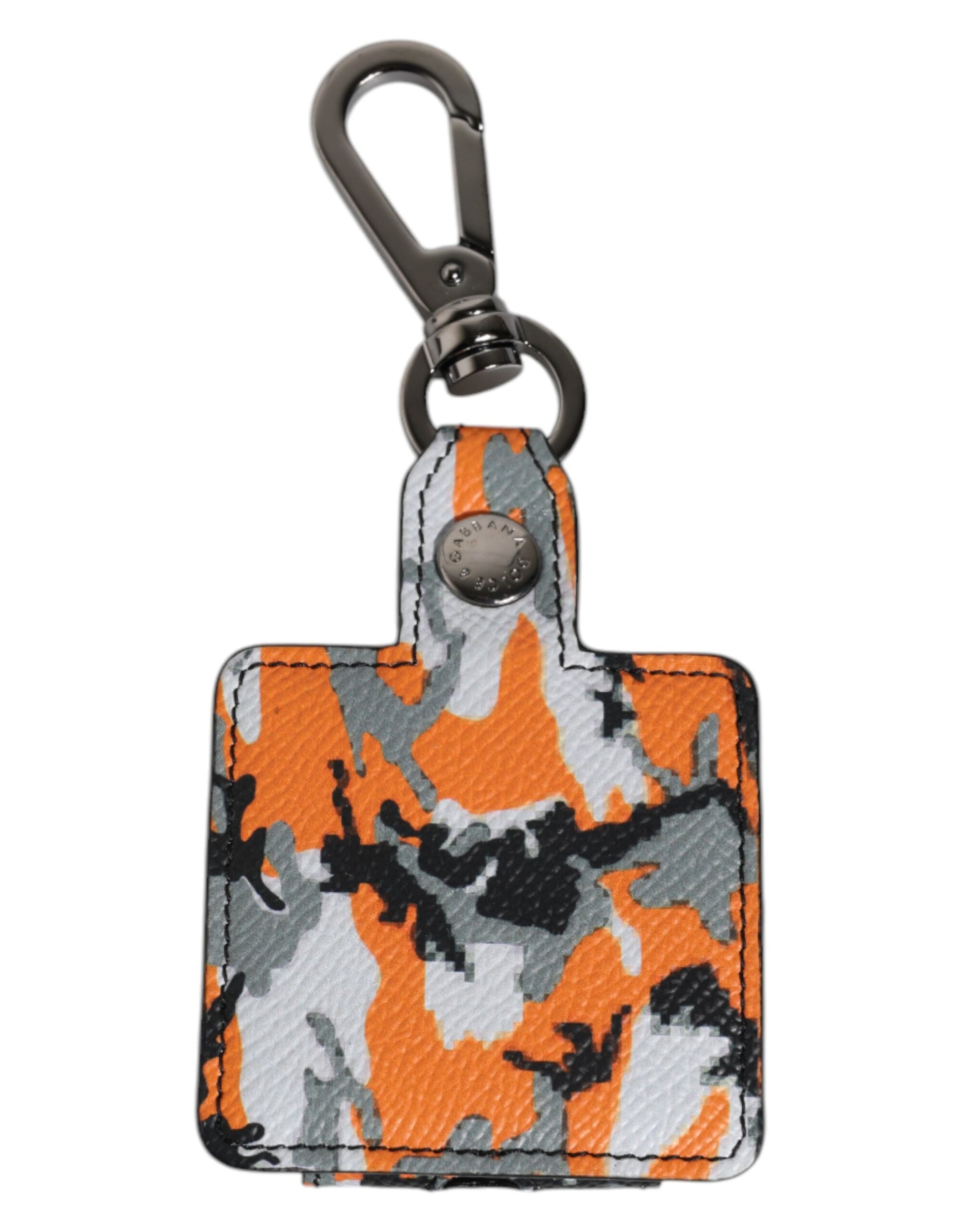 Dolce &amp; Gabbana Multicolor Camouflage Leather Airpods Case