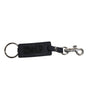 Dolce & Gabbana Blue Calf Leather DG Logo Silver Brass Keyring Keychain