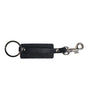 Dolce & Gabbana Blue Calf Leather DG Logo Silver Brass Keyring Keychain
