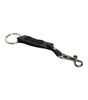 Dolce & Gabbana Blue Calf Leather DG Logo Silver Brass Keyring Keychain