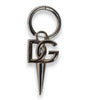 Dolce & Gabbana Silver Brass DG Logo Metal Ring Holder Keychain Keyring
