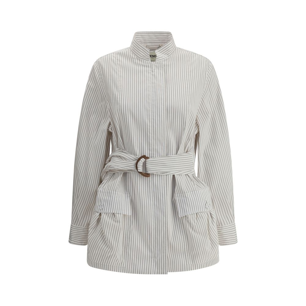 Veste chemise rayée Fendi