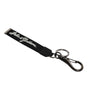 Dolce &amp; Gabbana Black White DG Logo Silver Men Keychain Polyester Keyring