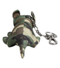 Dolce & Gabbana Multicolor Camouflage Animal Silhouette Keychain Keyring