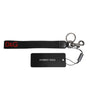 Dolce & Gabbana Black Logo Nylon Silver Brass Men Holder Keychain Keyring