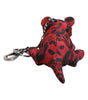 Dolce & Gabbana Red Black Polyester Animal Silhouette Keychain Keyring