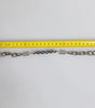 Dolce & Gabbana Silver Tone Chain Lobster Clasp Logo Gray Pearls Bracelet