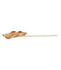 Dolce &amp; Gabbana Gold Tone Red Crystal Embellish 925 Sterling Silver Pin