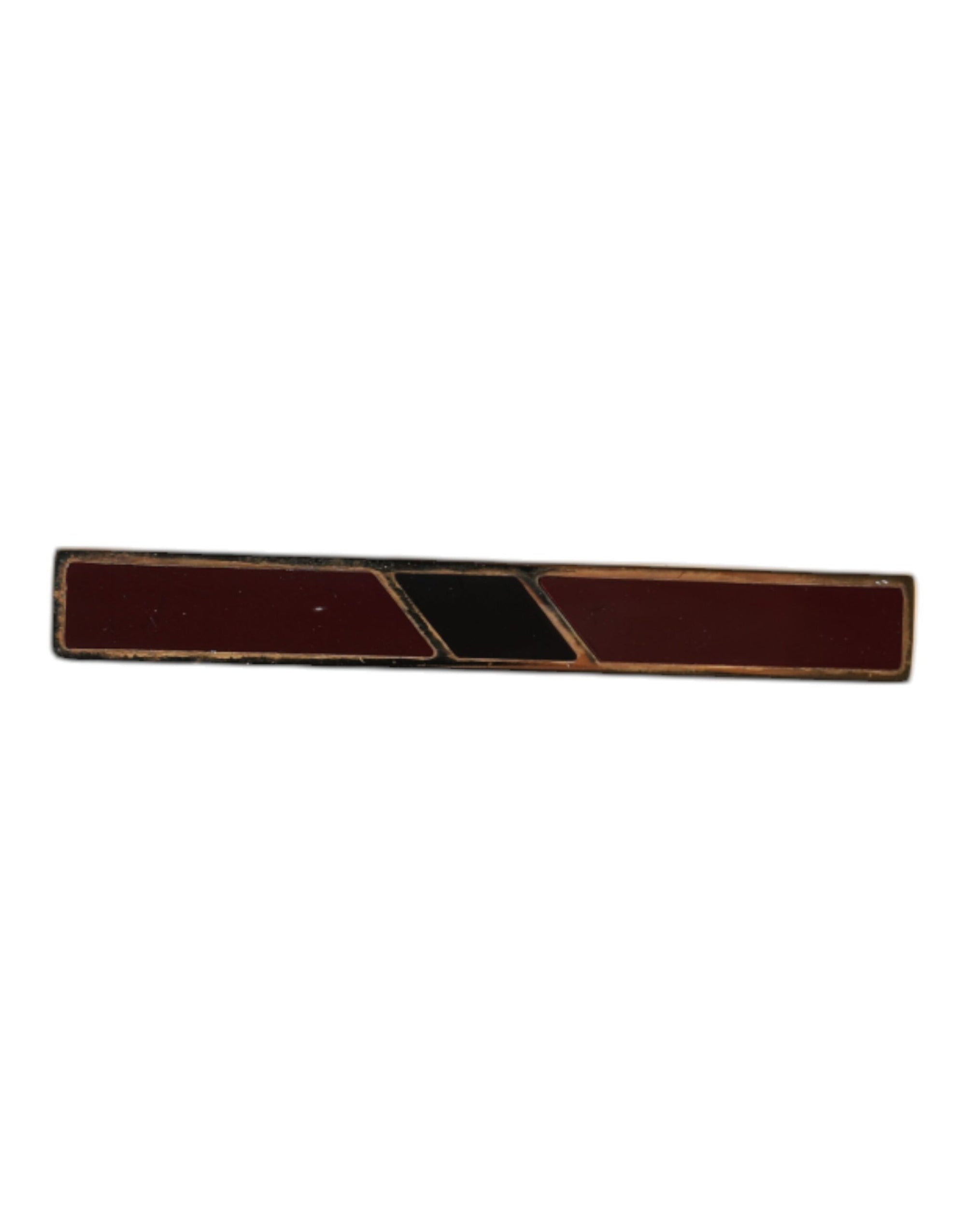 Dolce &amp; Gabbana Multicolor Gold Tone Brass Tie Clip Bar