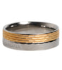 Bague Dolce & Gabbana en laiton véritable avec logo DG doré et argenté