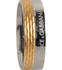 Bague Dolce & Gabbana en laiton véritable avec logo DG doré et argenté