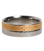 Bague Dolce & Gabbana en laiton véritable avec logo DG doré et argenté