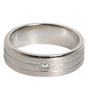 Bague Dolce &amp; Gabbana en laiton argenté avec logo DG en cristal transparent