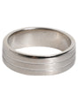 Bague Dolce &amp; Gabbana en laiton argenté avec logo DG en cristal transparent