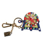Dolce & Gabbana Multicolor Gold Tone Carretto Keychain Keyring