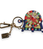 Dolce & Gabbana Multicolor Gold Tone Carretto Keychain Keyring