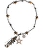 Dolce & Gabbana Silver Gold Brass Embellished Waist Chain Belt