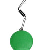 Porte-miroir à main rond en cuir de veau vert Dolce &amp; Gabbana avec logo