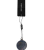 Porte-miroir à main rond en cuir de veau rose Dolce &amp; Gabbana avec logo