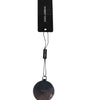 Porte-miroir à main rond en cuir de veau rose Dolce &amp; Gabbana avec logo