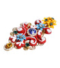 Pince à cheveux Dolce &amp; Gabbana Multicolor Spring CARRETTO en laiton doré et cristal