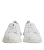 Dolce & Gabbana White Leather Low Top NS1 Sneakers Shoes