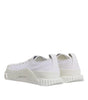 Dolce & Gabbana White Leather Low Top NS1 Sneakers Shoes