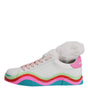 Dolce & Gabbana Multicolor Low Top Trainers Sneakers Shoes