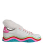 Dolce & Gabbana Multicolor Low Top Trainers Sneakers Shoes