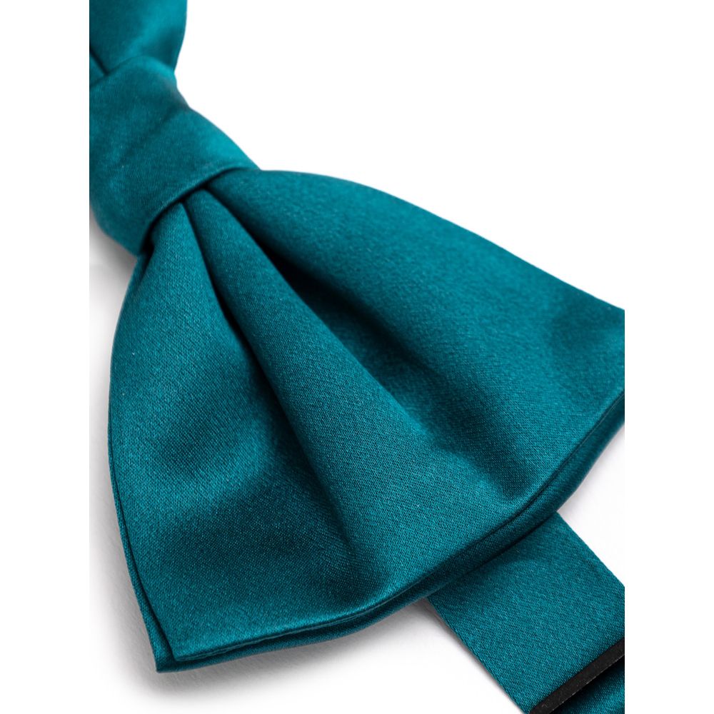 Dolce & Gabbana Green Silk Bowty