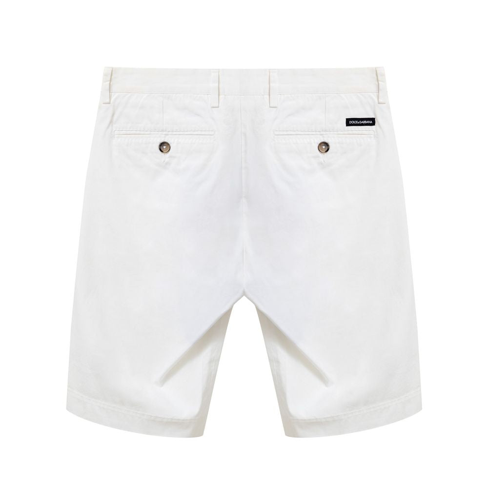 Bermuda en coton blanc Dolce &amp; Gabbana