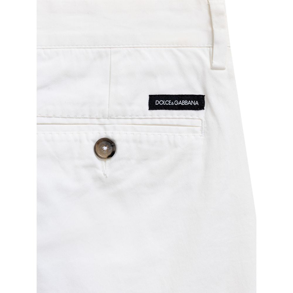 Bermuda en coton blanc Dolce &amp; Gabbana