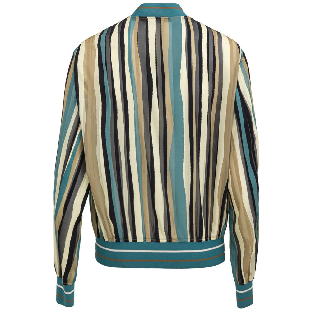 Dolce & Gabbana Multicolor Viscose Jackets & Coat