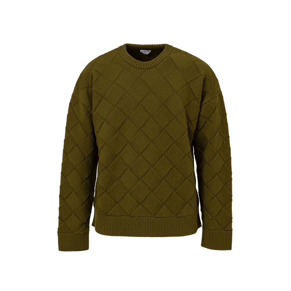 Pull en laine verte Bottega Veneta