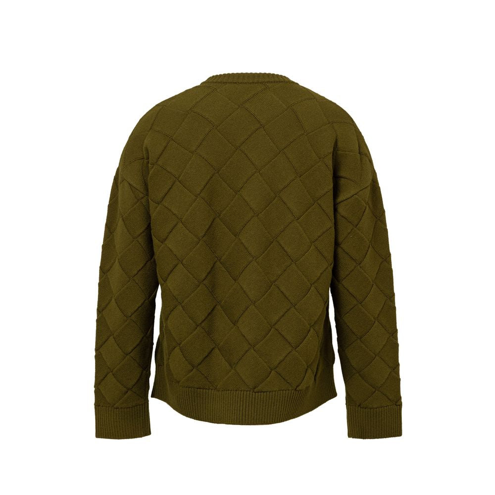 Pull en laine verte Bottega Veneta