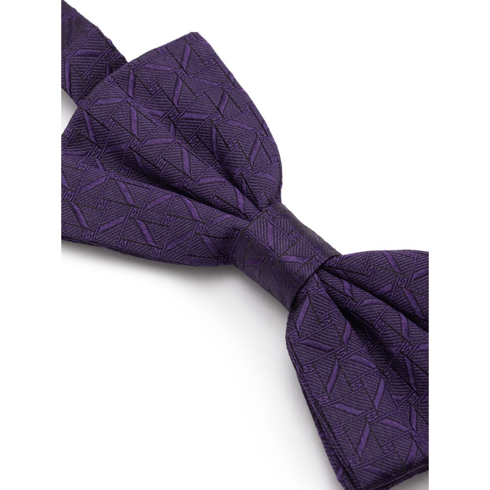 Dolce &amp; Gabbana Purple Silk Bowty