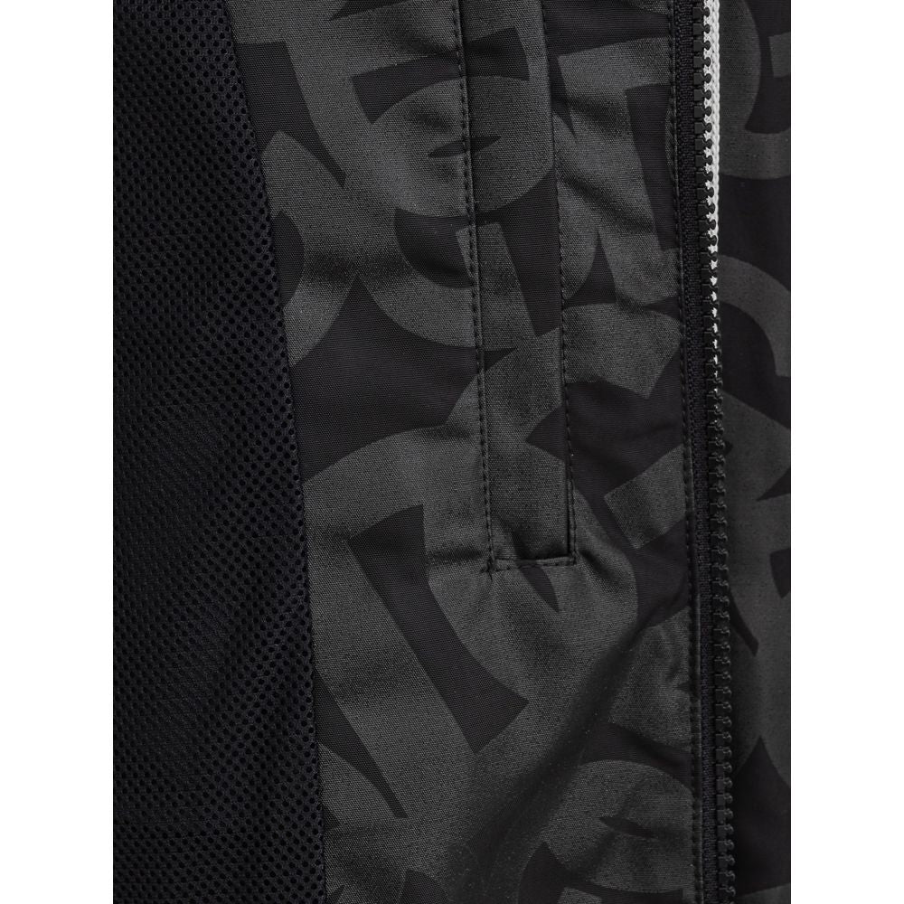 Dolce & Gabbana Black Polyester Jackets & Coat