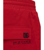 Dolce & Gabbana Red Polyamide Pant