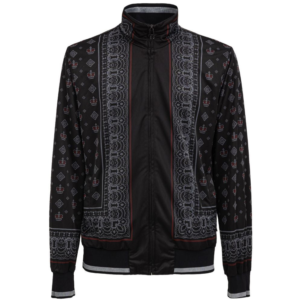 Dolce & Gabbana Black Polyester Sweatshirt